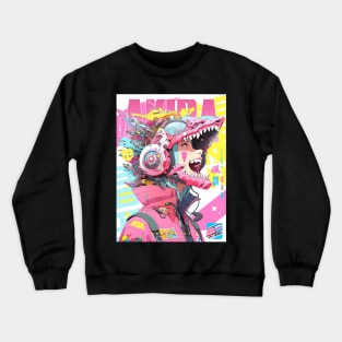 AKIBA DRIP - 🟡🩷🟡 ✦ WOLF TRIBE PRINCESS ✦ 」 🟡🩷🟡 ANIME MANGA NEXTLVL ART Crewneck Sweatshirt